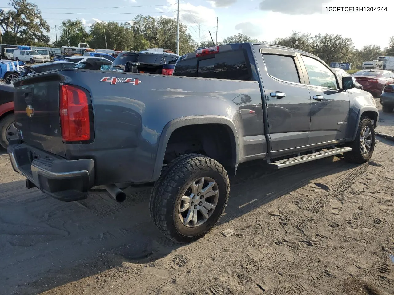 2017 Chevrolet Colorado Lt VIN: 1GCPTCE13H1304244 Lot: 80102374