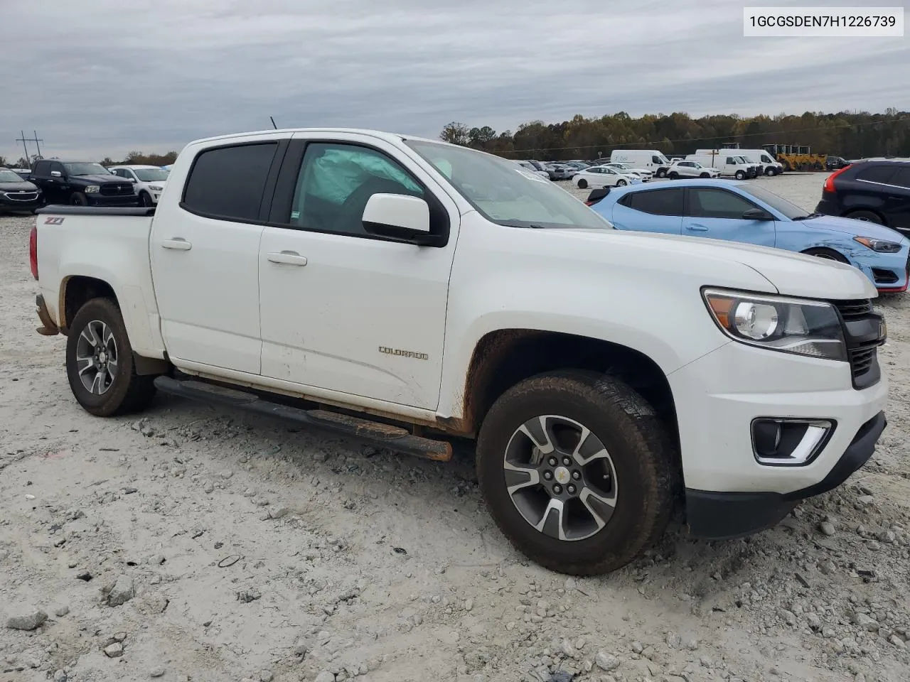 2017 Chevrolet Colorado Z71 VIN: 1GCGSDEN7H1226739 Lot: 80572364