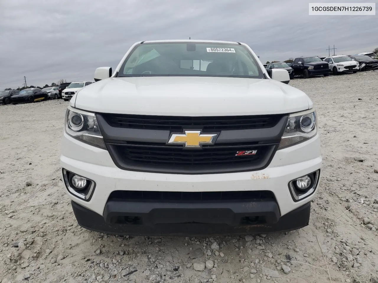 2017 Chevrolet Colorado Z71 VIN: 1GCGSDEN7H1226739 Lot: 80572364