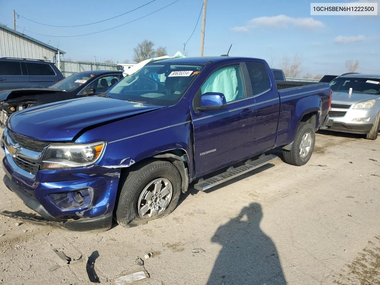 2017 Chevrolet Colorado VIN: 1GCHSBEN6H1222500 Lot: 80635314