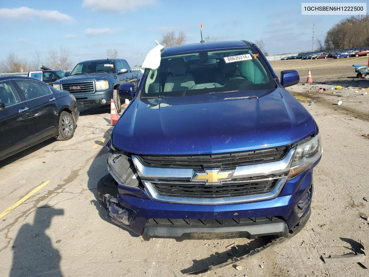 2017 Chevrolet Colorado VIN: 1GCHSBEN6H1222500 Lot: 80635314