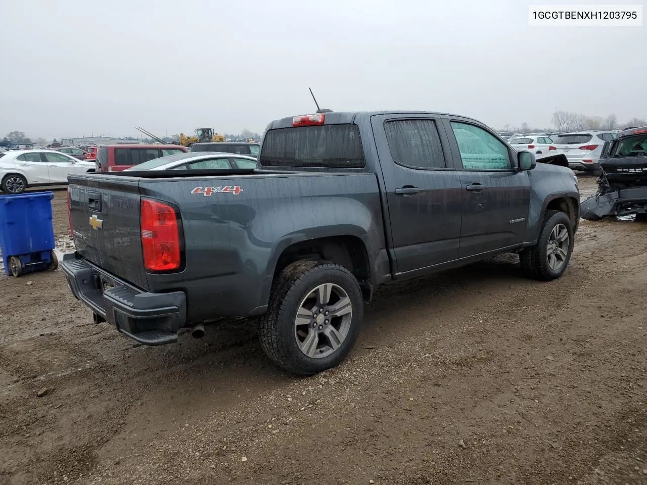 2017 Chevrolet Colorado VIN: 1GCGTBENXH1203795 Lot: 80782564