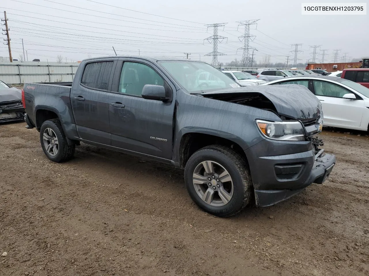 2017 Chevrolet Colorado VIN: 1GCGTBENXH1203795 Lot: 80782564