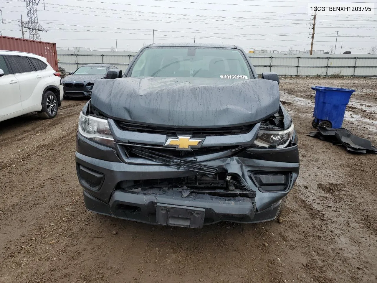 2017 Chevrolet Colorado VIN: 1GCGTBENXH1203795 Lot: 80782564