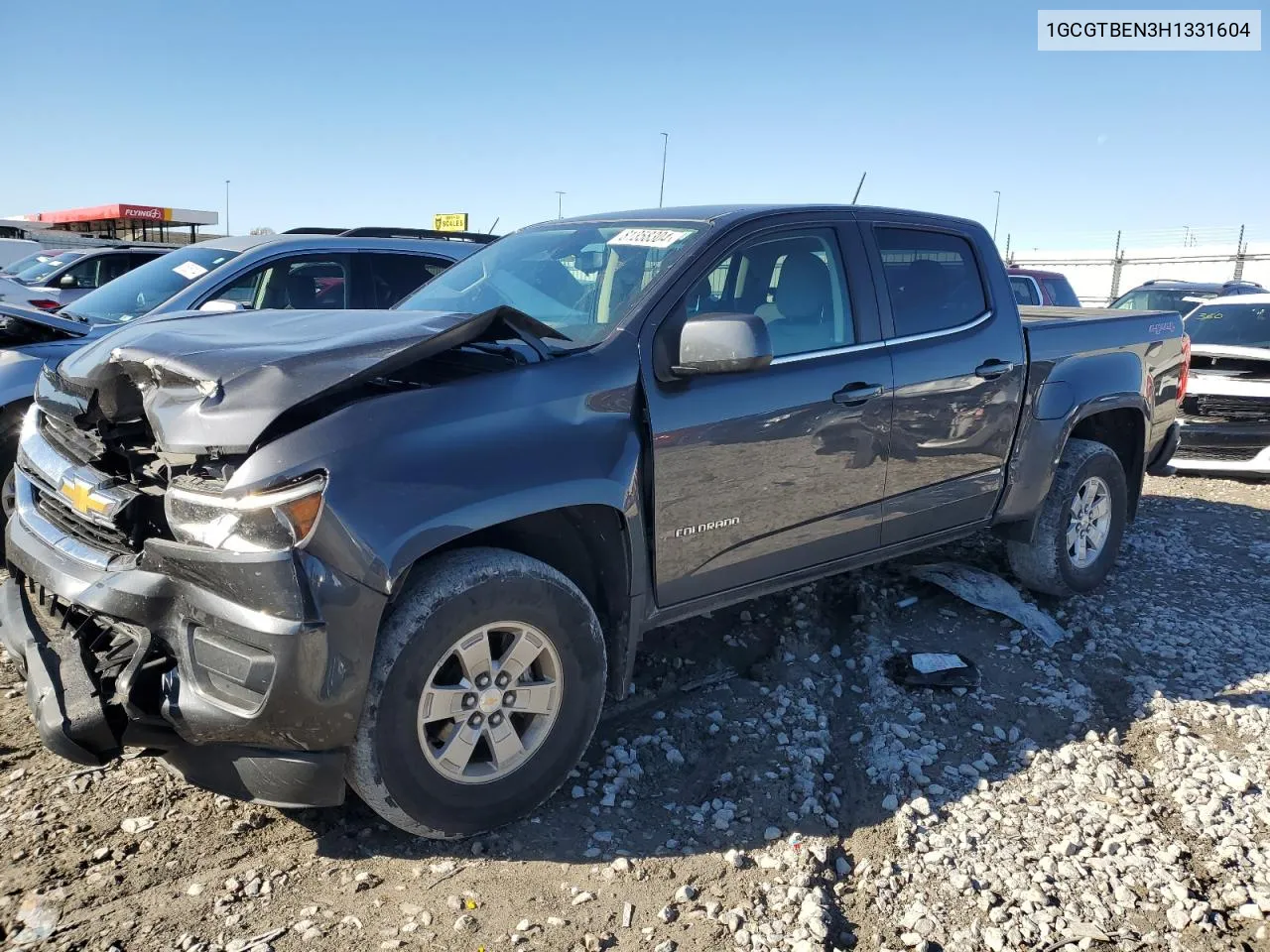 2017 Chevrolet Colorado VIN: 1GCGTBEN3H1331604 Lot: 81358304