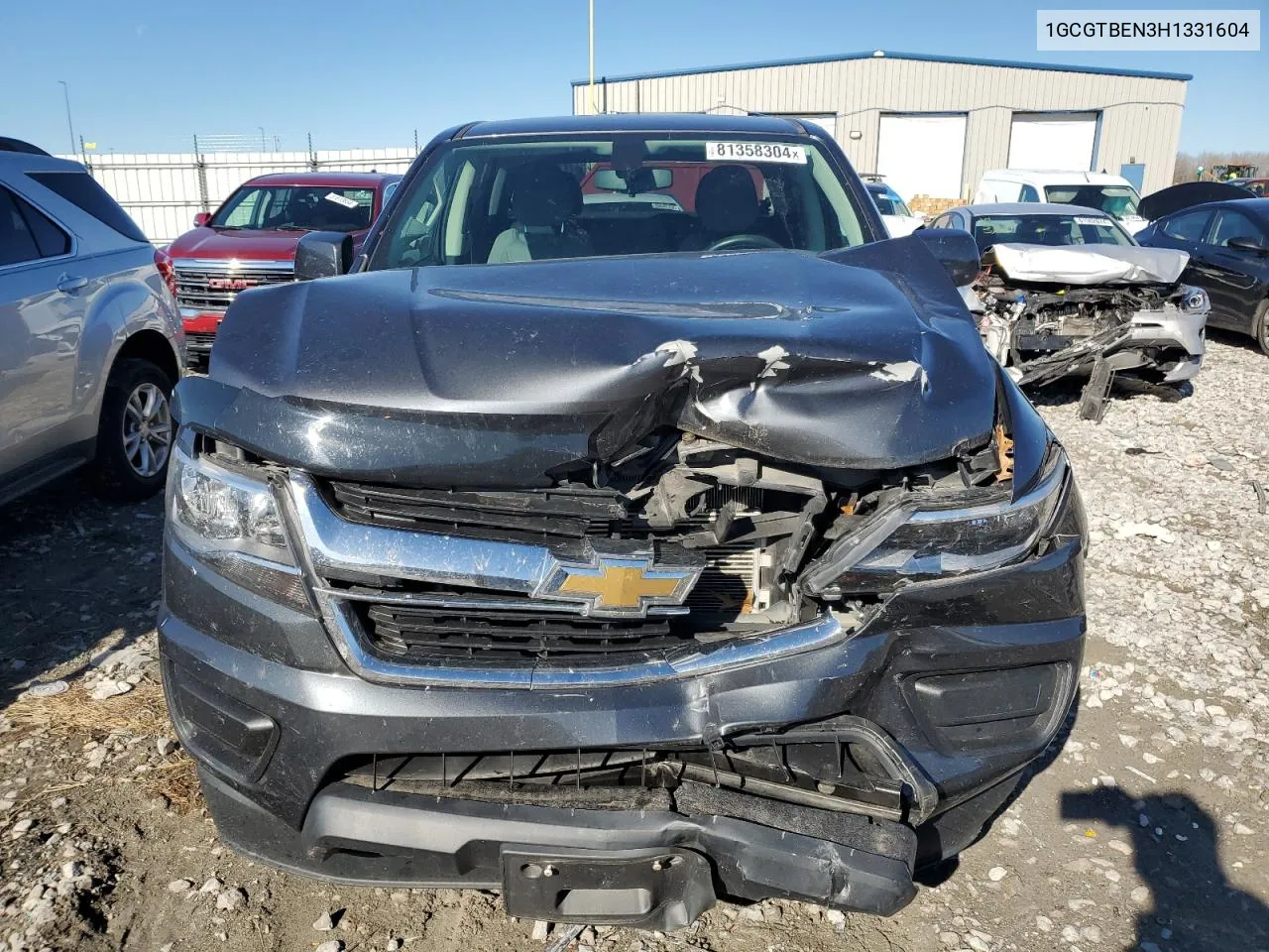 2017 Chevrolet Colorado VIN: 1GCGTBEN3H1331604 Lot: 81358304