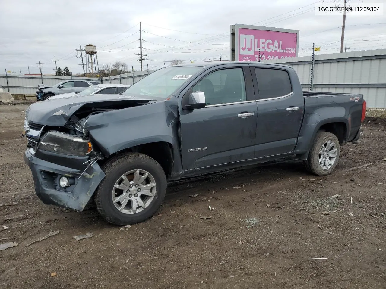 2017 Chevrolet Colorado Lt VIN: 1GCGTCEN9H1209304 Lot: 81456764