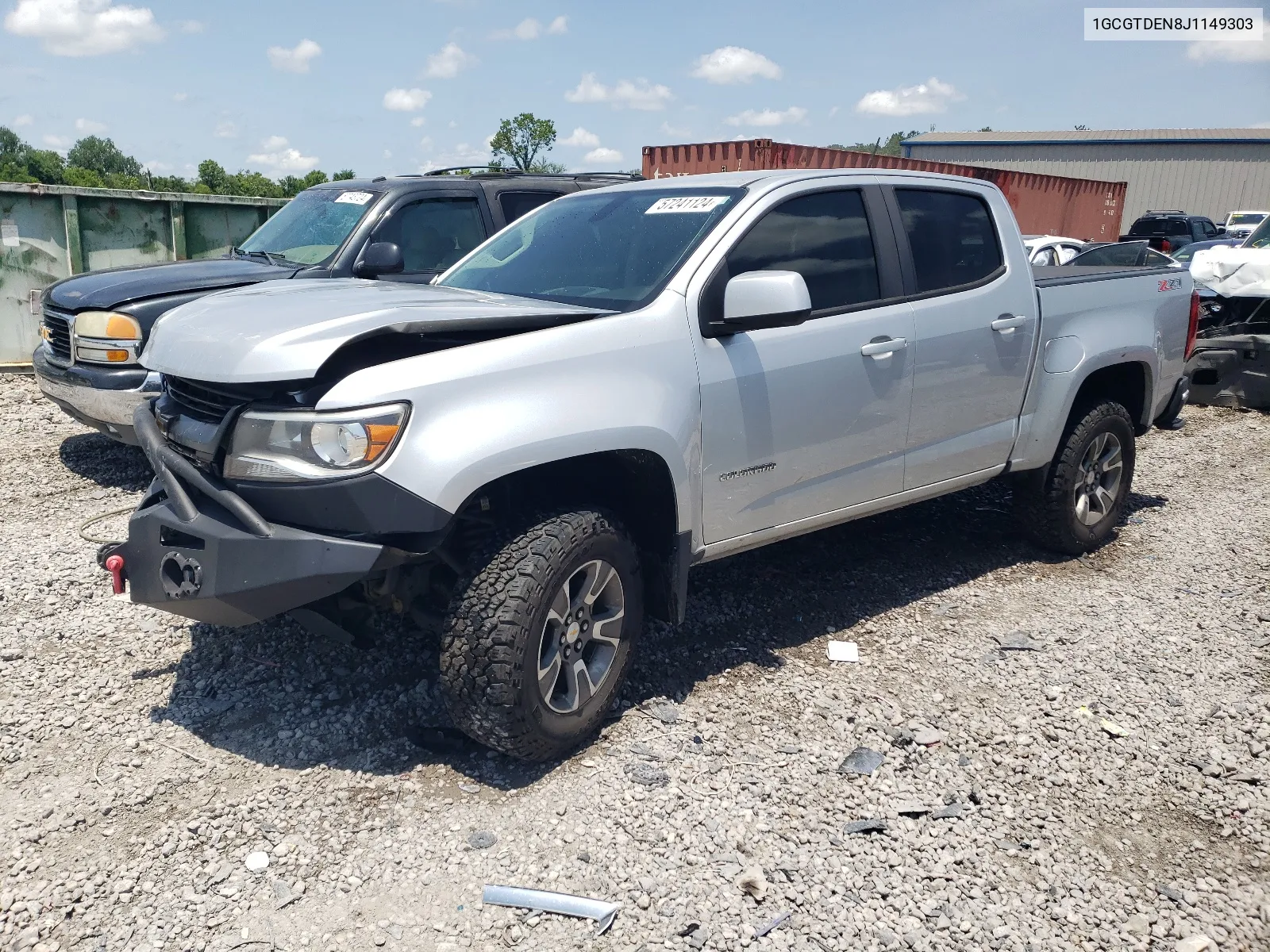 1GCGTDEN8J1149303 2018 Chevrolet Colorado Z71