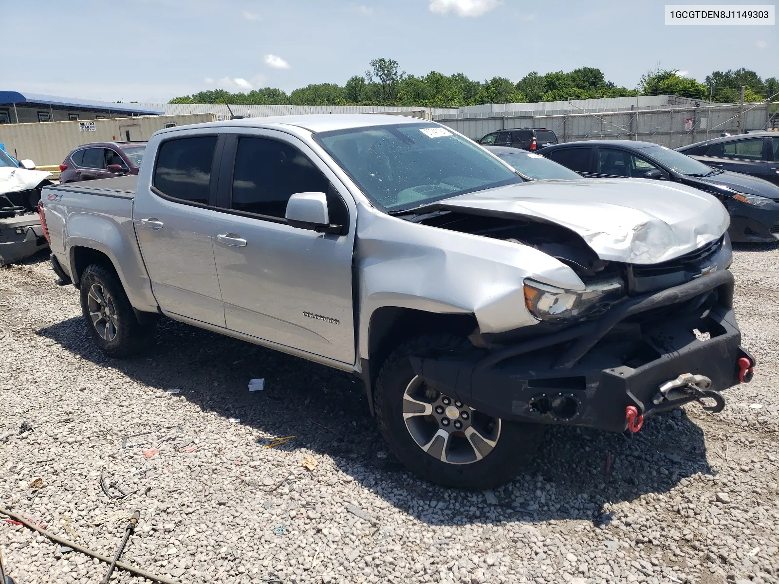 1GCGTDEN8J1149303 2018 Chevrolet Colorado Z71