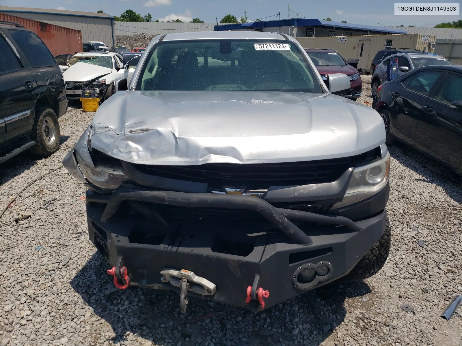 2018 Chevrolet Colorado Z71 VIN: 1GCGTDEN8J1149303 Lot: 57241124