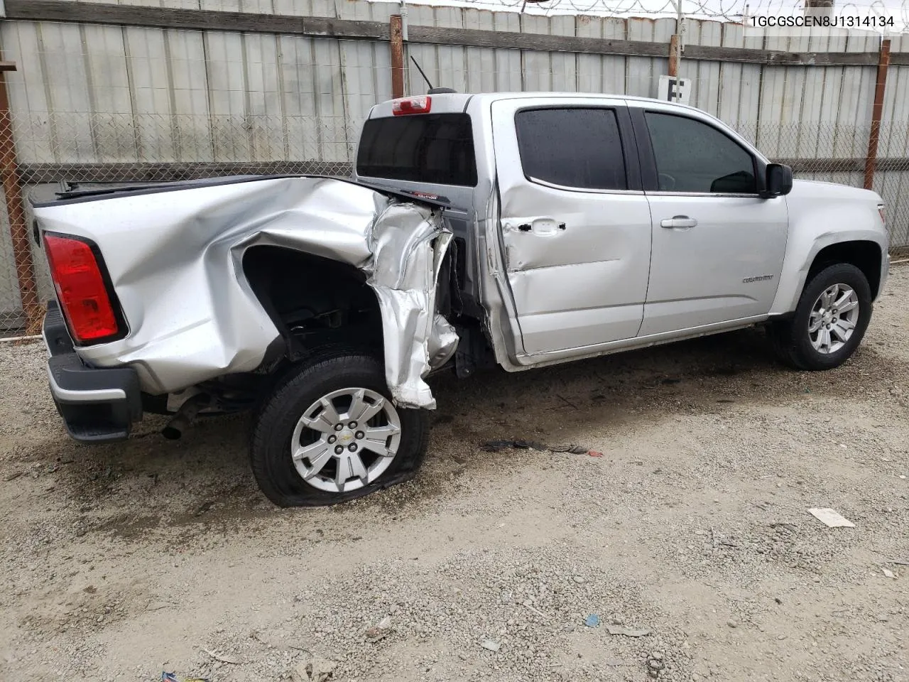 2018 Chevrolet Colorado Lt VIN: 1GCGSCEN8J1314134 Lot: 58918904