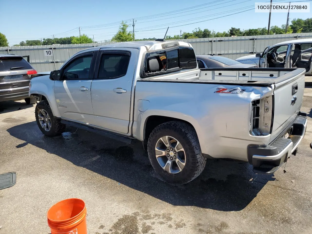 2018 Chevrolet Colorado Z71 VIN: 1GCGTDENXJ1278840 Lot: 60481684