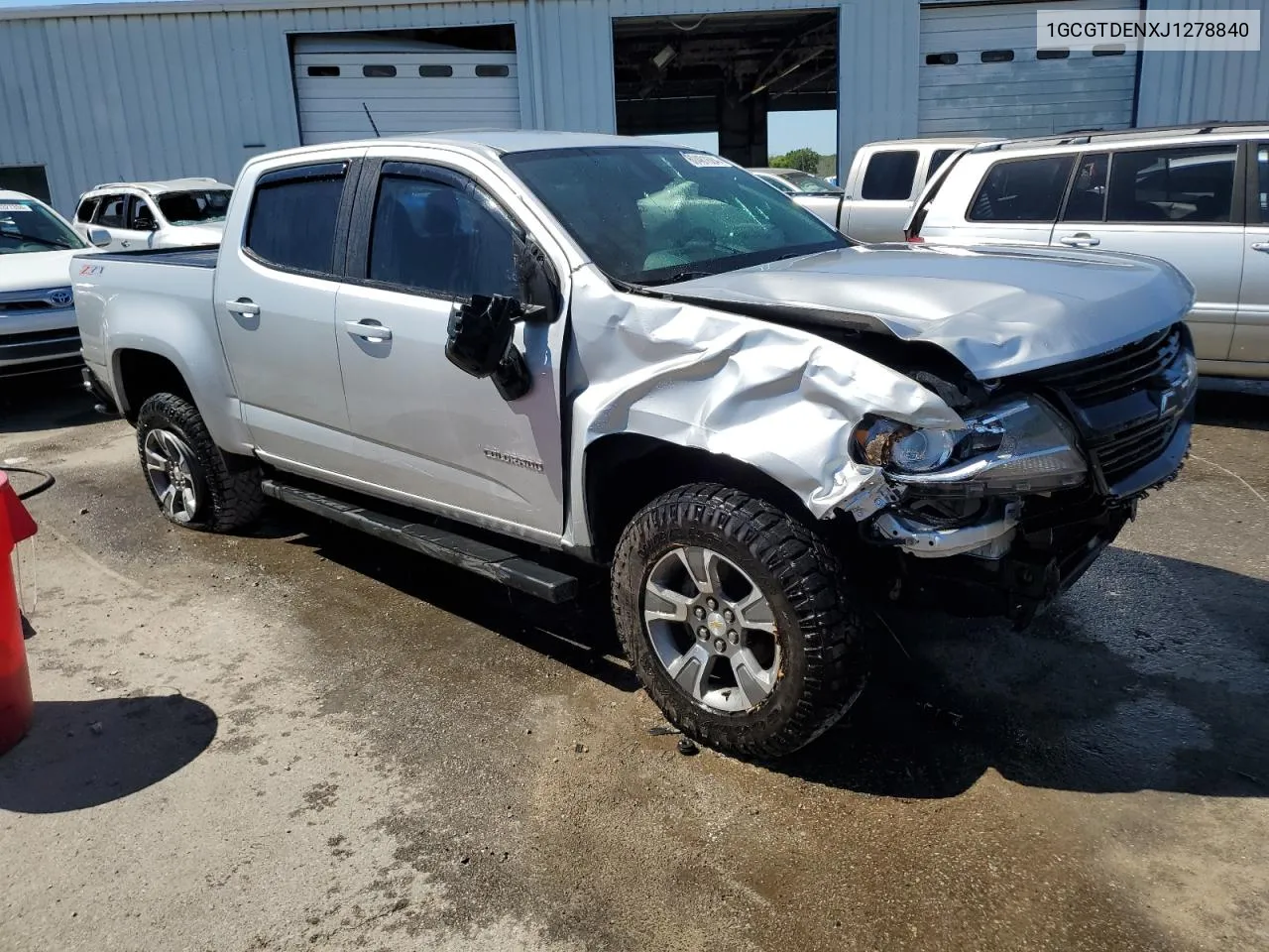 2018 Chevrolet Colorado Z71 VIN: 1GCGTDENXJ1278840 Lot: 60481684