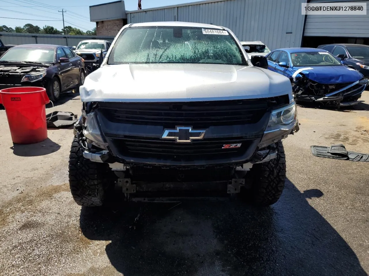 2018 Chevrolet Colorado Z71 VIN: 1GCGTDENXJ1278840 Lot: 60481684