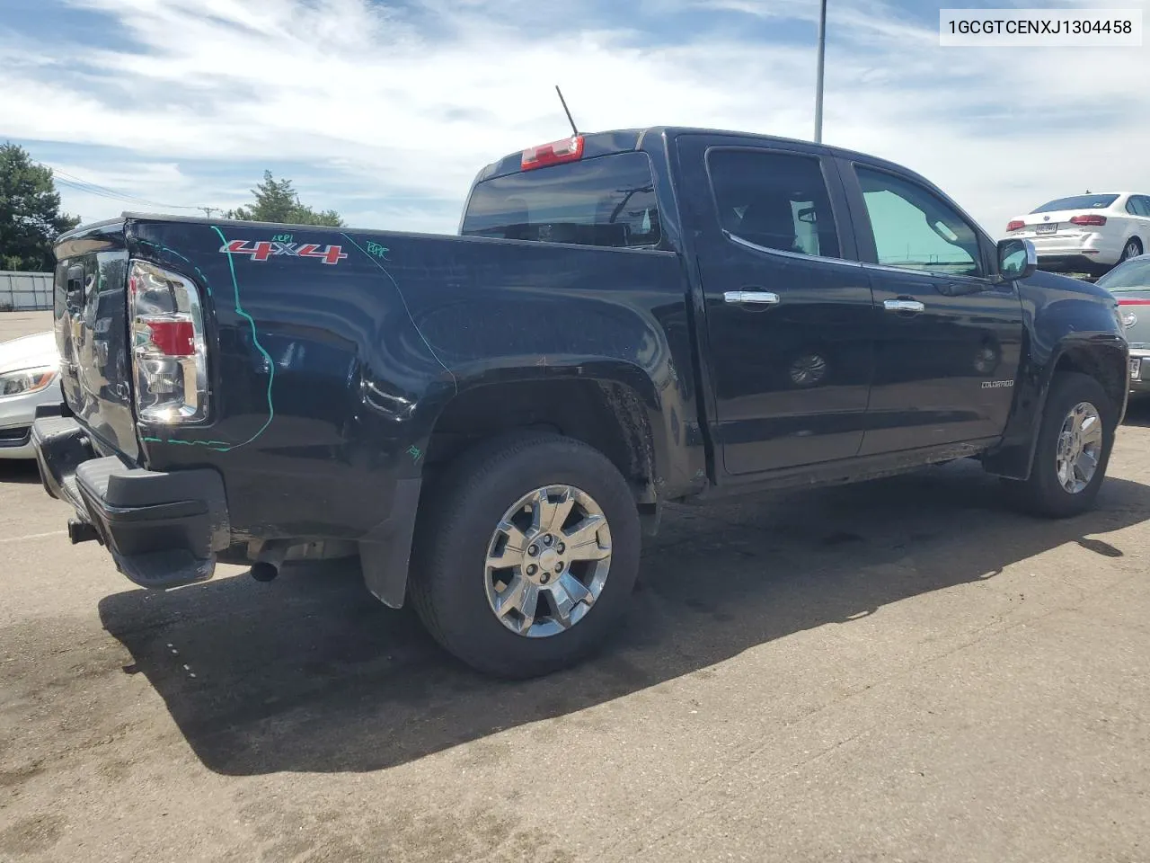 2018 Chevrolet Colorado Lt VIN: 1GCGTCENXJ1304458 Lot: 61091144