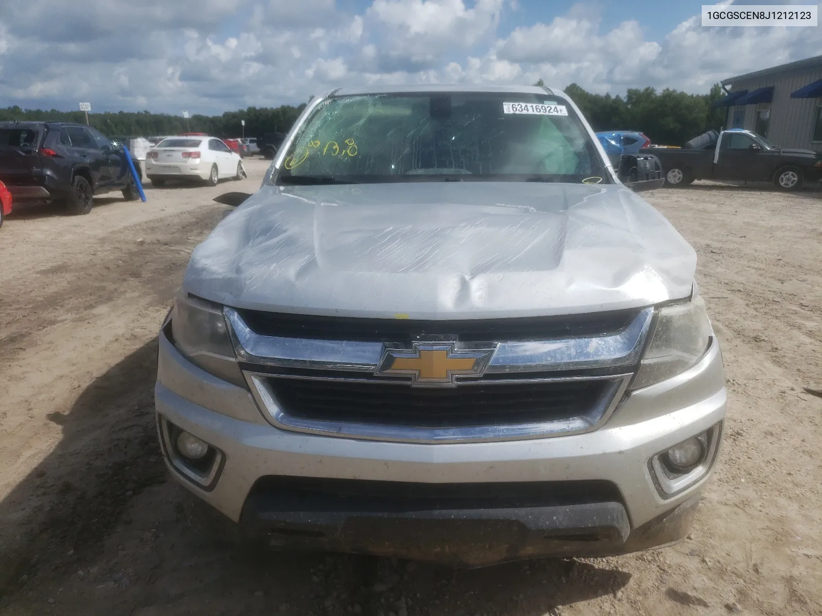 2018 Chevrolet Colorado Lt VIN: 1GCGSCEN8J1212123 Lot: 63416924