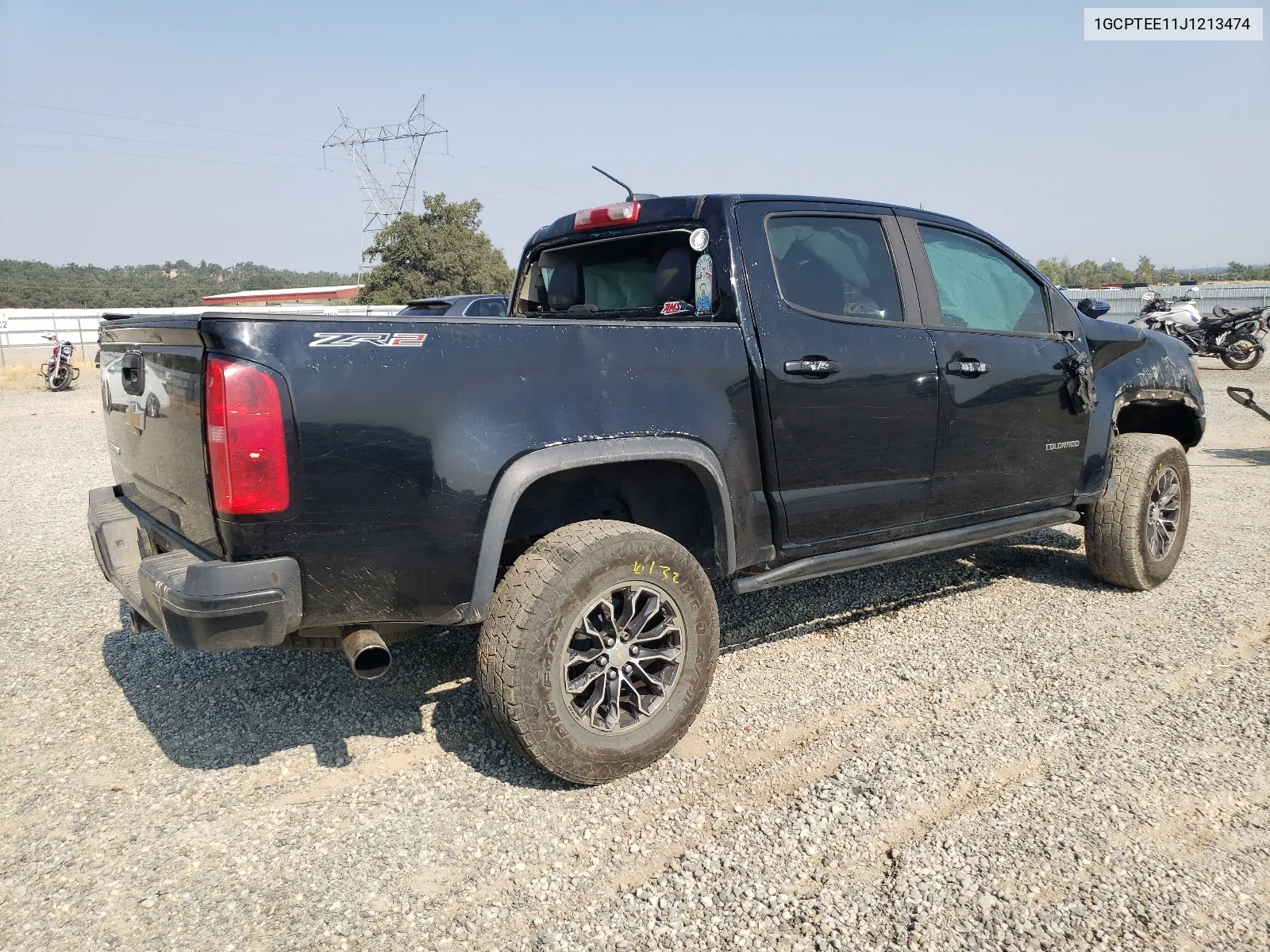 2018 Chevrolet Colorado Zr2 VIN: 1GCPTEE11J1213474 Lot: 64622124