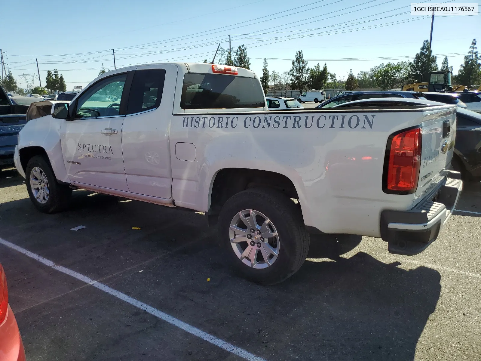 1GCHSBEA0J1176567 2018 Chevrolet Colorado