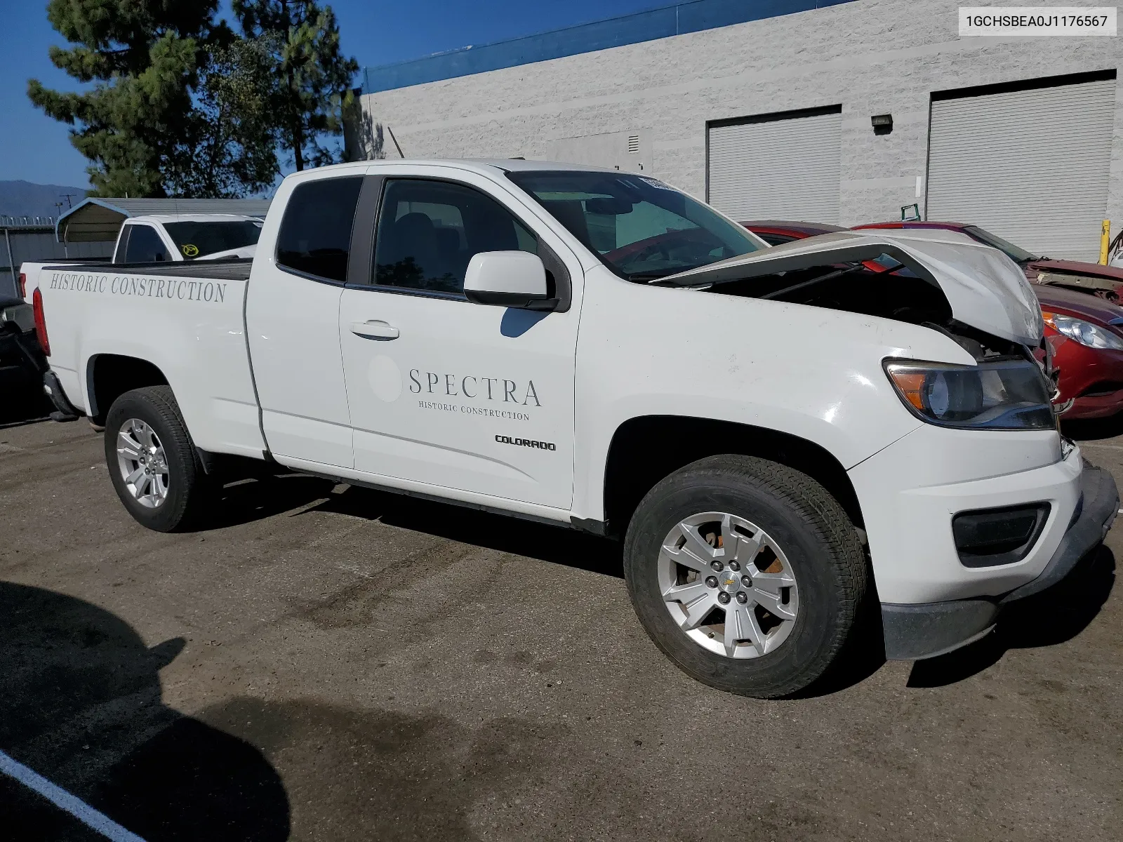 2018 Chevrolet Colorado VIN: 1GCHSBEA0J1176567 Lot: 65406454