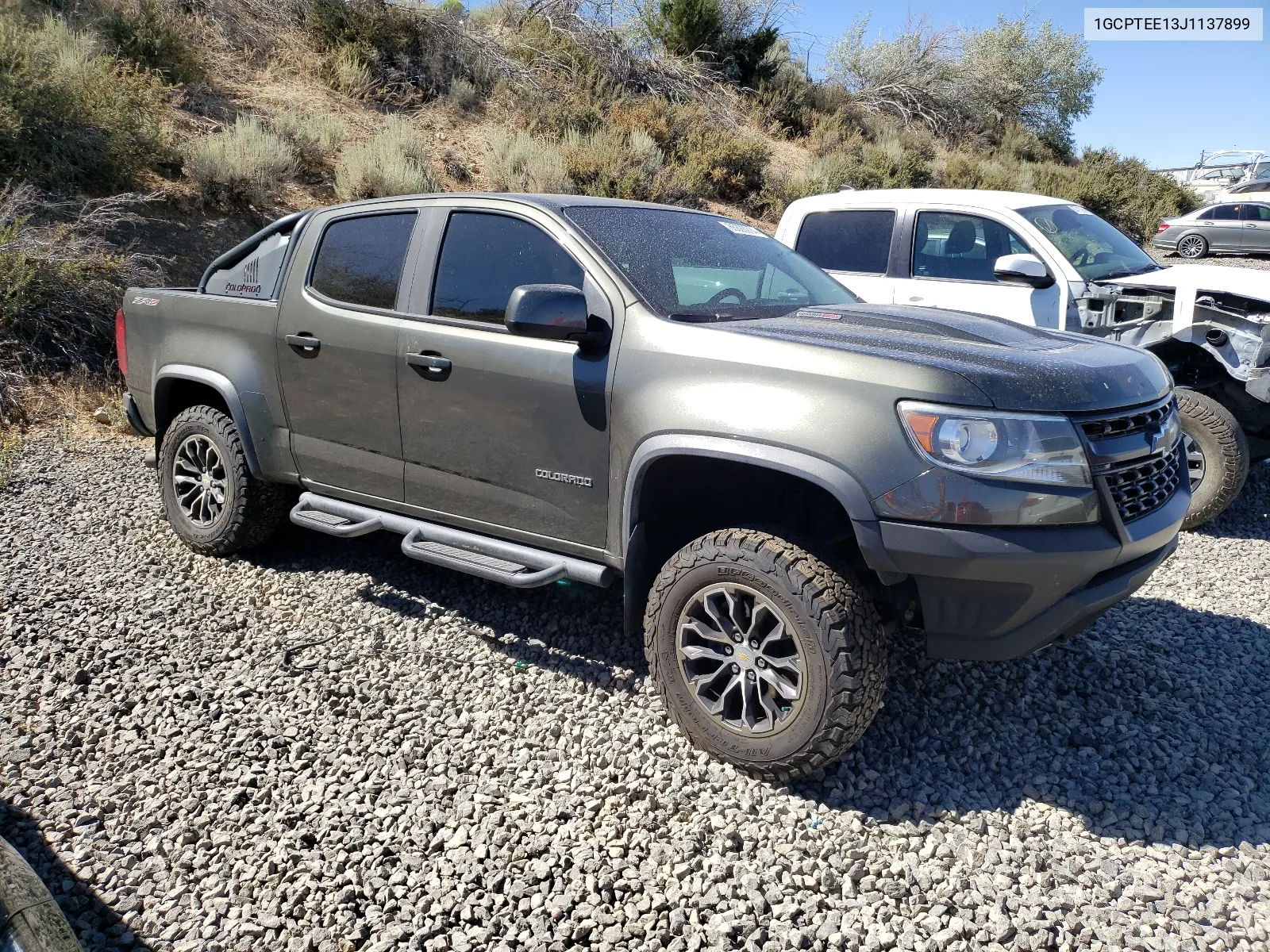 2018 Chevrolet Colorado Zr2 VIN: 1GCPTEE13J1137899 Lot: 66893914