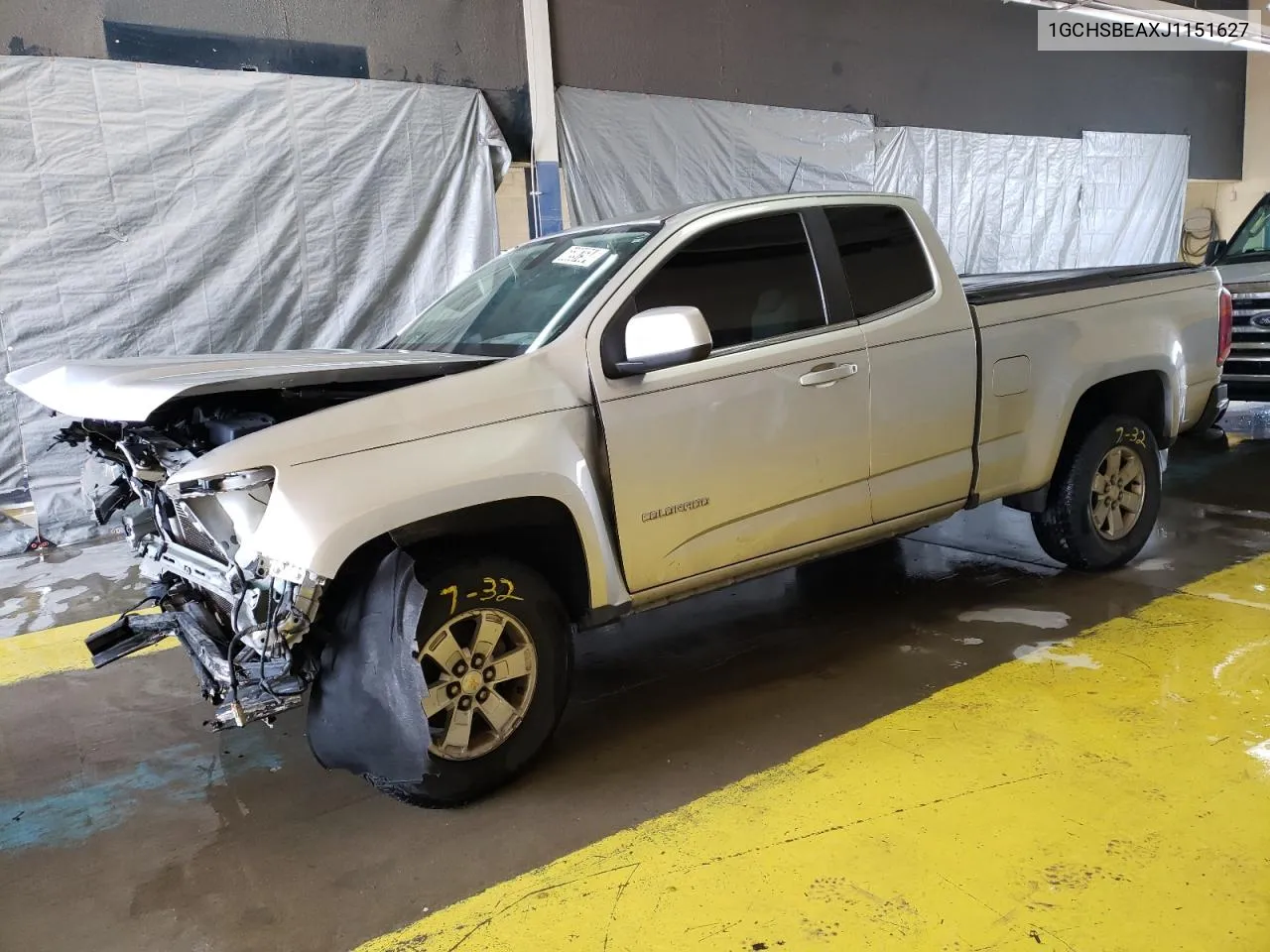 2018 Chevrolet Colorado VIN: 1GCHSBEAXJ1151627 Lot: 66997584