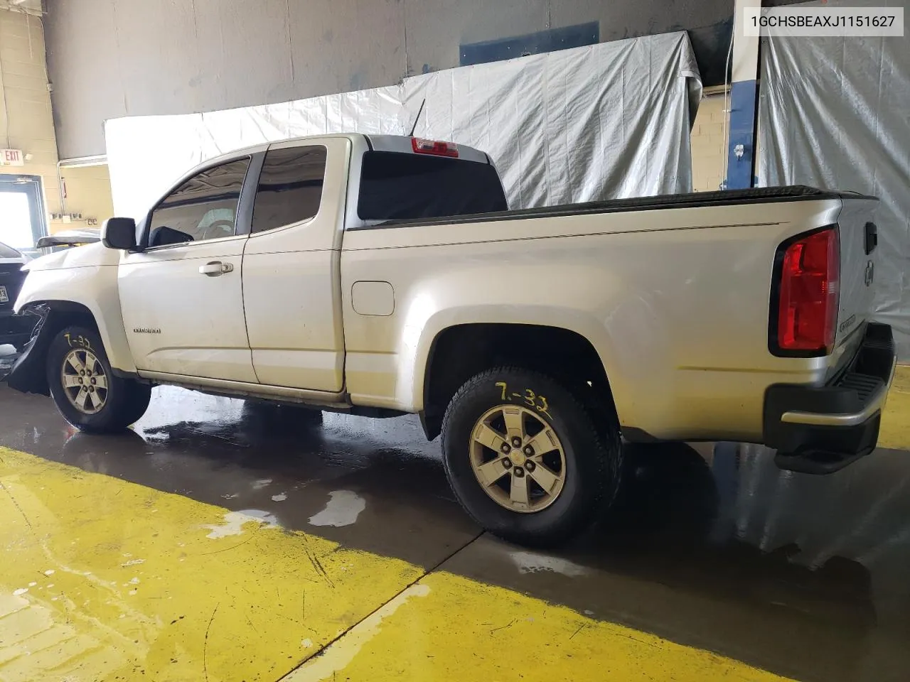 1GCHSBEAXJ1151627 2018 Chevrolet Colorado