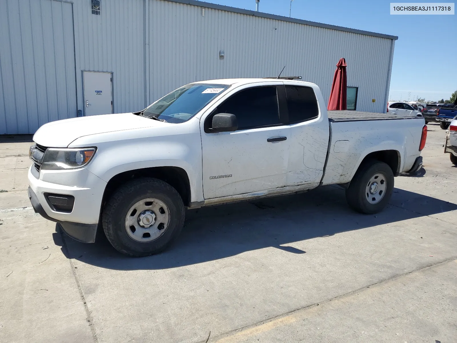 2018 Chevrolet Colorado VIN: 1GCHSBEA3J1117318 Lot: 67745444