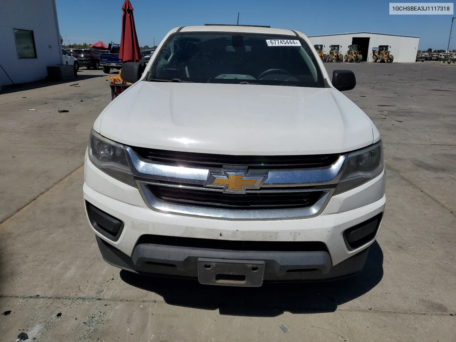 2018 Chevrolet Colorado VIN: 1GCHSBEA3J1117318 Lot: 67745444