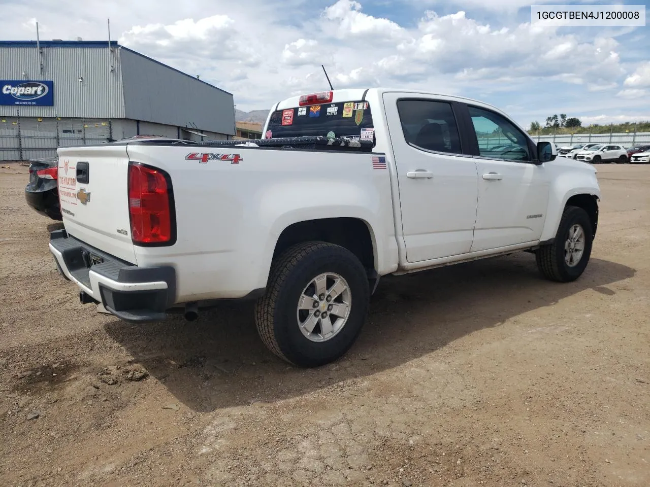 1GCGTBEN4J1200008 2018 Chevrolet Colorado