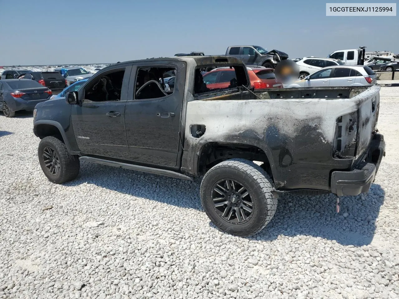 2018 Chevrolet Colorado Zr2 VIN: 1GCGTEENXJ1125994 Lot: 68621204