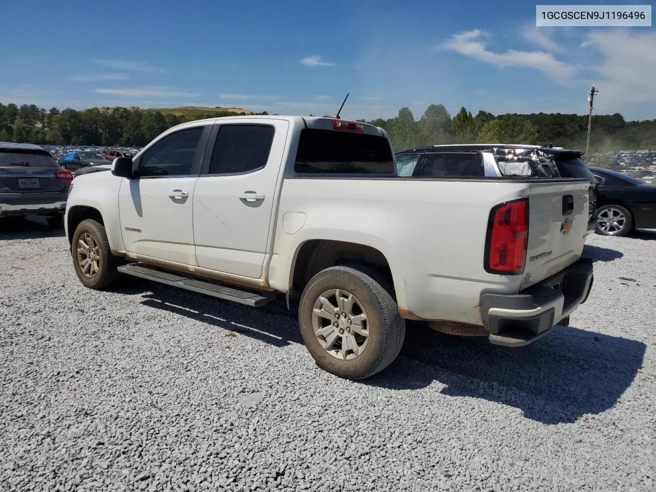 2018 Chevrolet Colorado Lt VIN: 1GCGSCEN9J1196496 Lot: 69037174