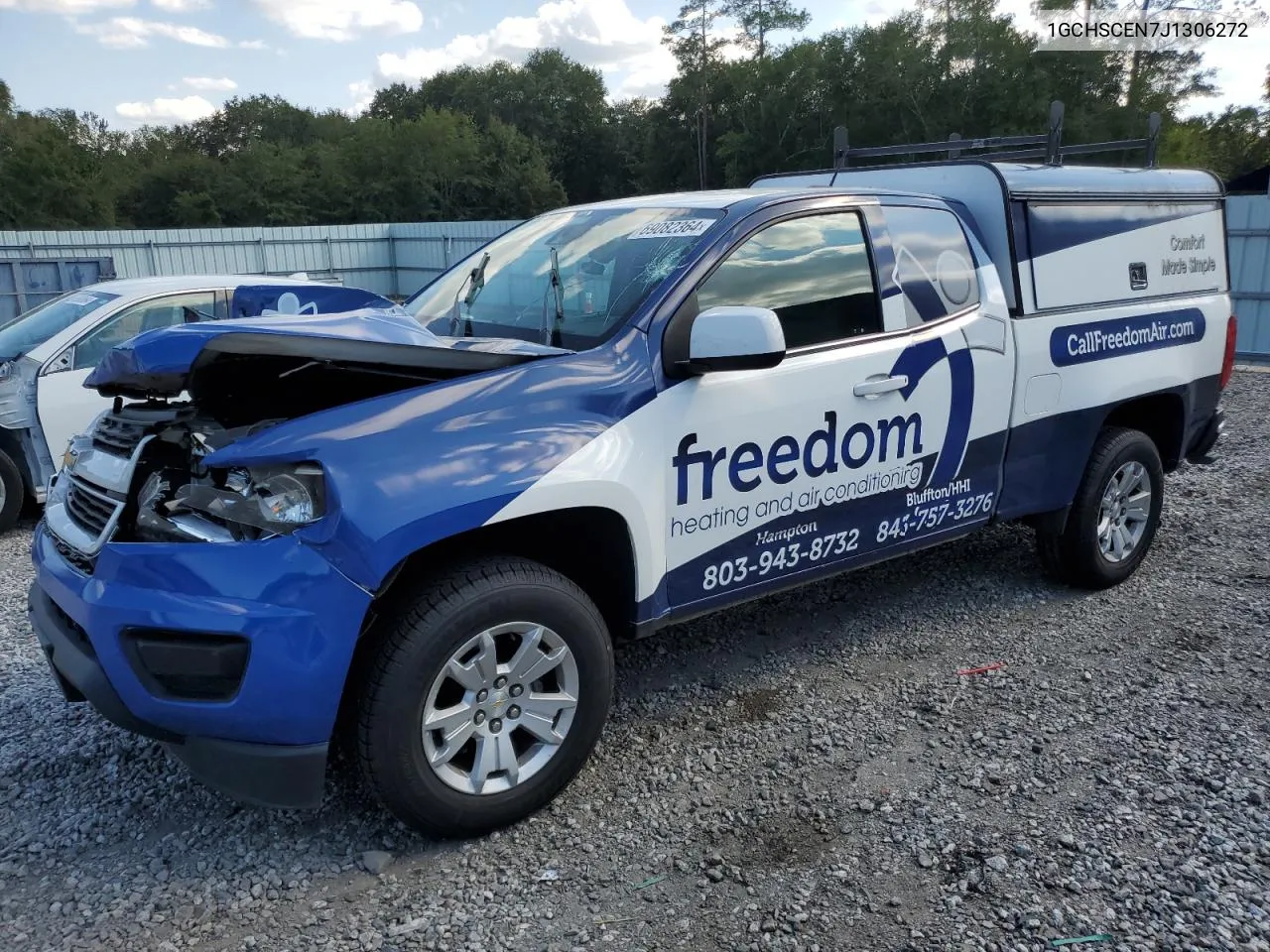 1GCHSCEN7J1306272 2018 Chevrolet Colorado Lt