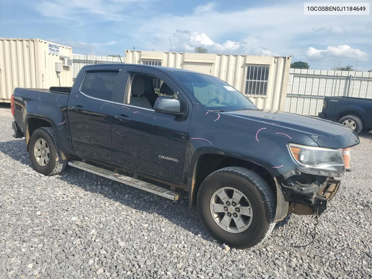 1GCGSBEN0J1184649 2018 Chevrolet Colorado