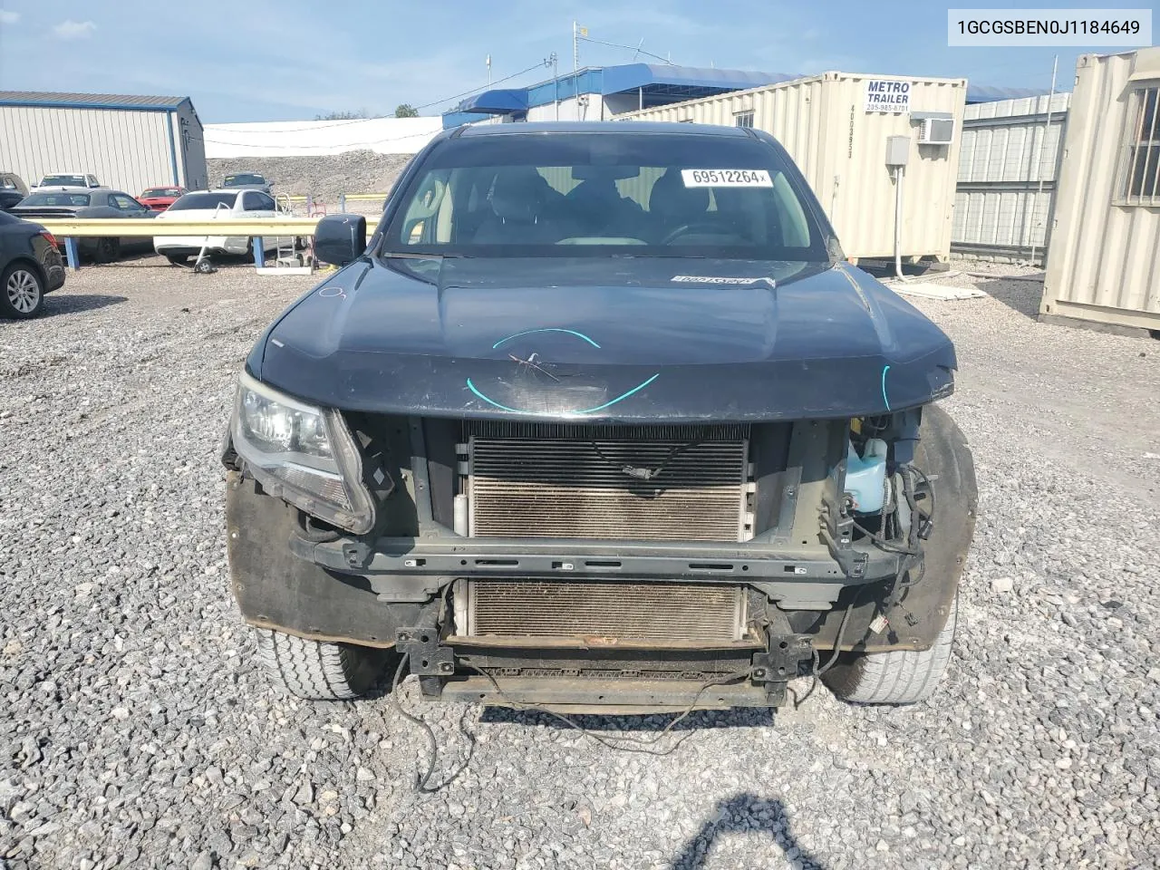 1GCGSBEN0J1184649 2018 Chevrolet Colorado