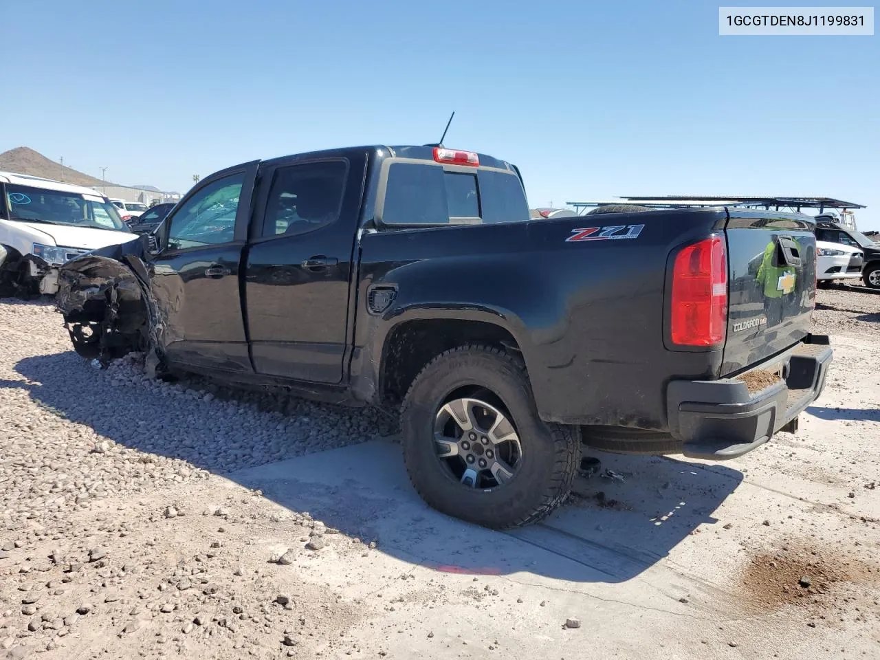 2018 Chevrolet Colorado Z71 VIN: 1GCGTDEN8J1199831 Lot: 69988534