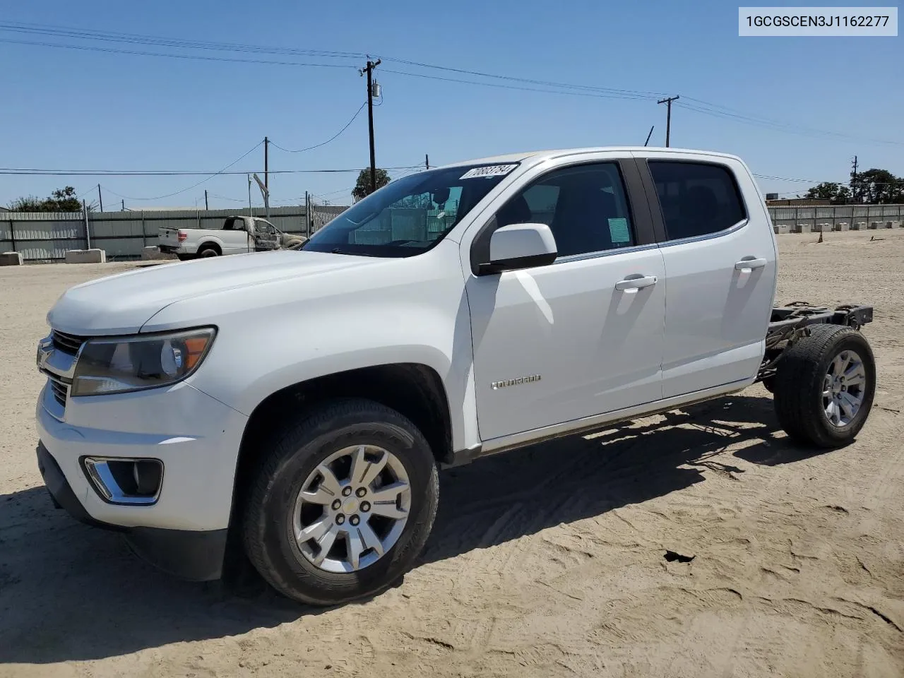 2018 Chevrolet Colorado Lt VIN: 1GCGSCEN3J1162277 Lot: 70803784