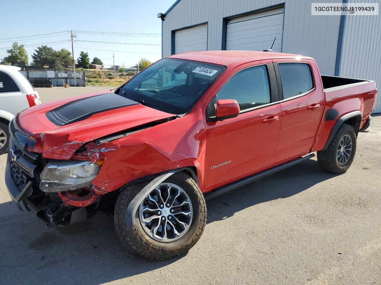 2018 Chevrolet Colorado Zr2 VIN: 1GCGTEEN0J1199439 Lot: 71004634