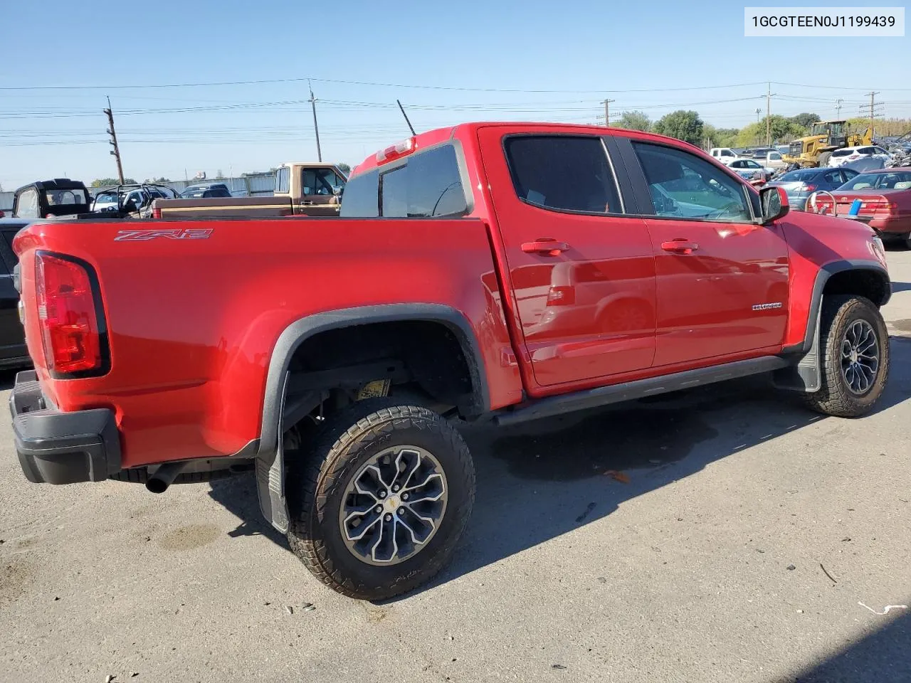 1GCGTEEN0J1199439 2018 Chevrolet Colorado Zr2