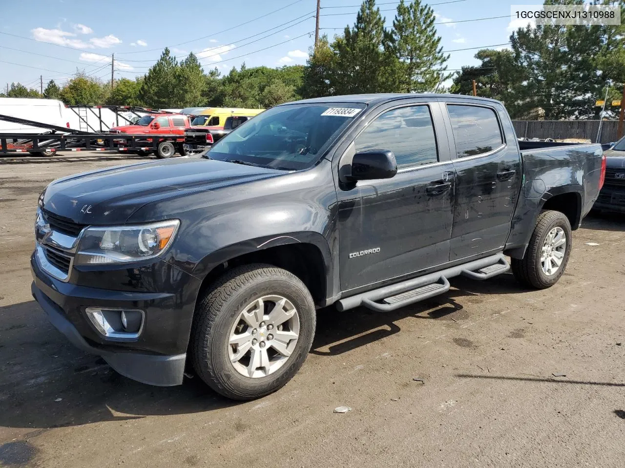 1GCGSCENXJ1310988 2018 Chevrolet Colorado Lt