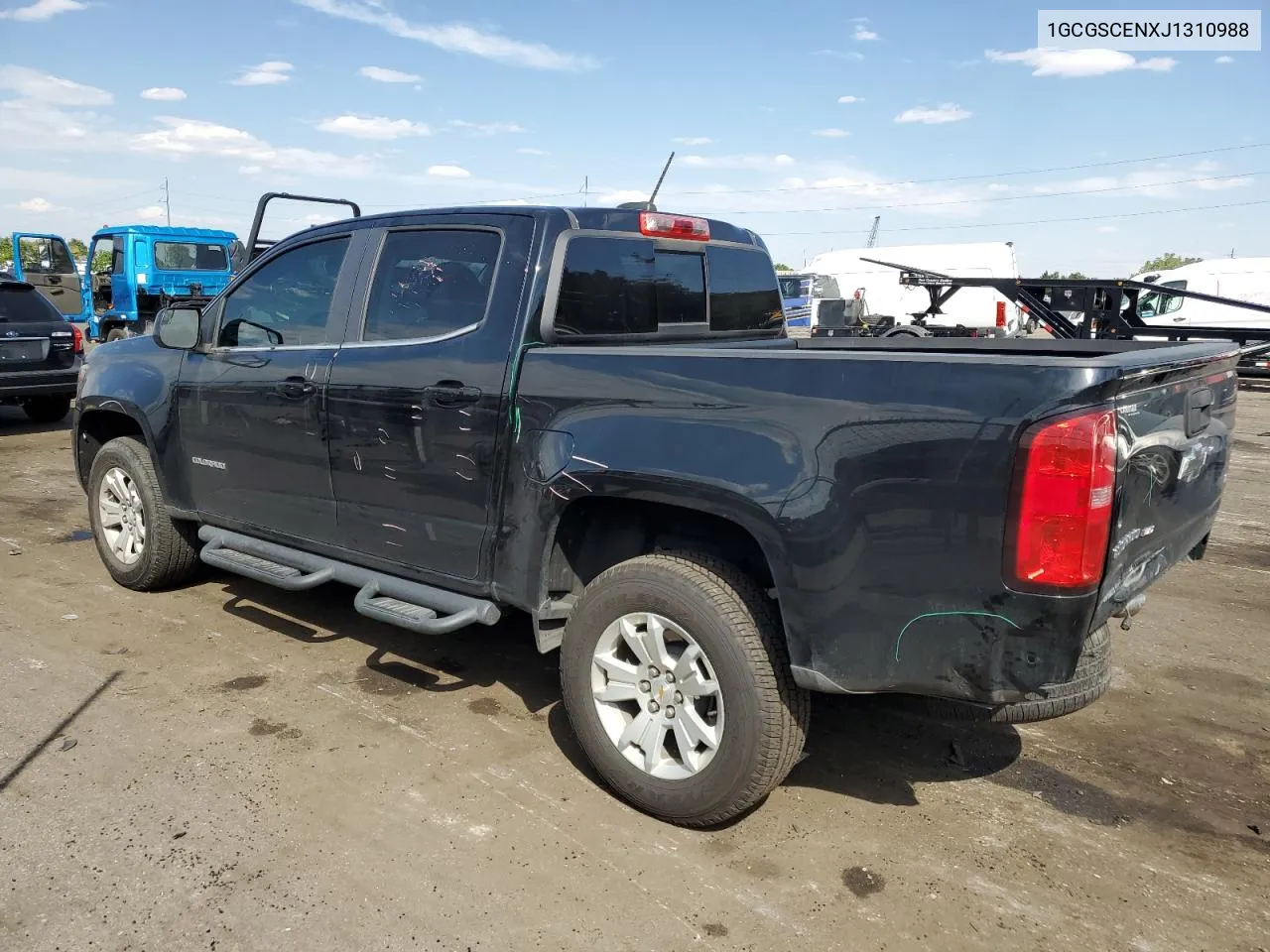 1GCGSCENXJ1310988 2018 Chevrolet Colorado Lt