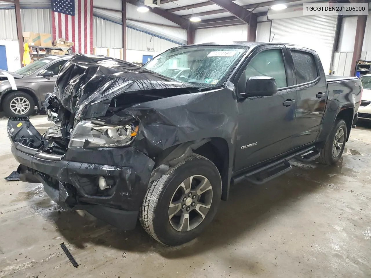 2018 Chevrolet Colorado Z71 VIN: 1GCGTDEN2J1206000 Lot: 71244194