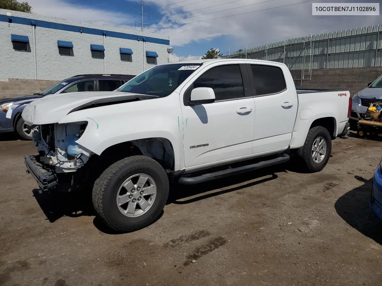 2018 Chevrolet Colorado VIN: 1GCGTBEN7J1102896 Lot: 71295484