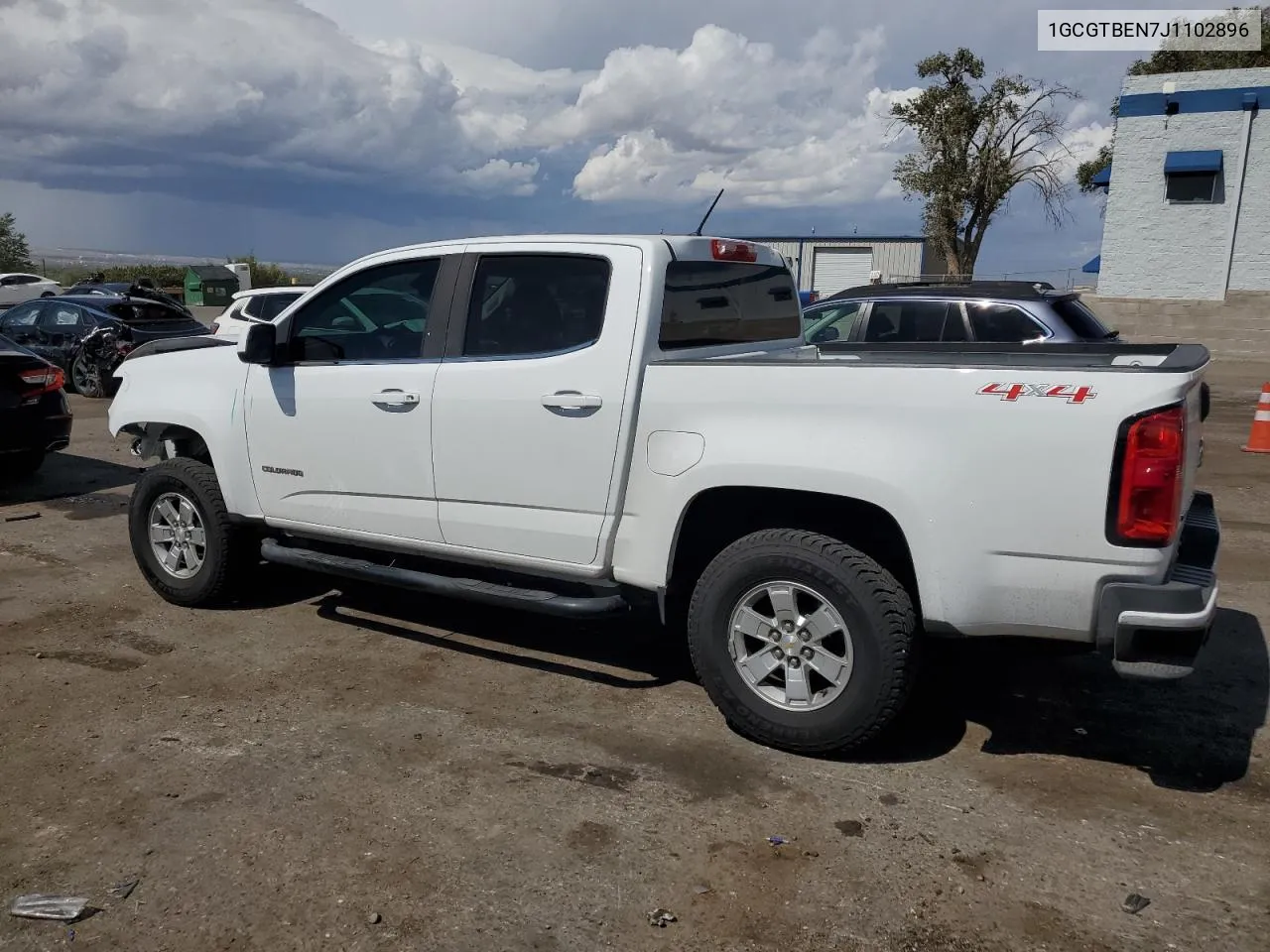 2018 Chevrolet Colorado VIN: 1GCGTBEN7J1102896 Lot: 71295484