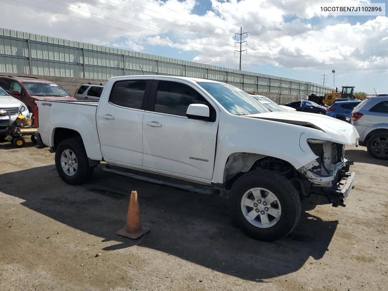 2018 Chevrolet Colorado VIN: 1GCGTBEN7J1102896 Lot: 71295484