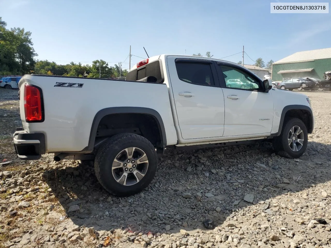 2018 Chevrolet Colorado Z71 VIN: 1GCGTDEN8J1303718 Lot: 71857774