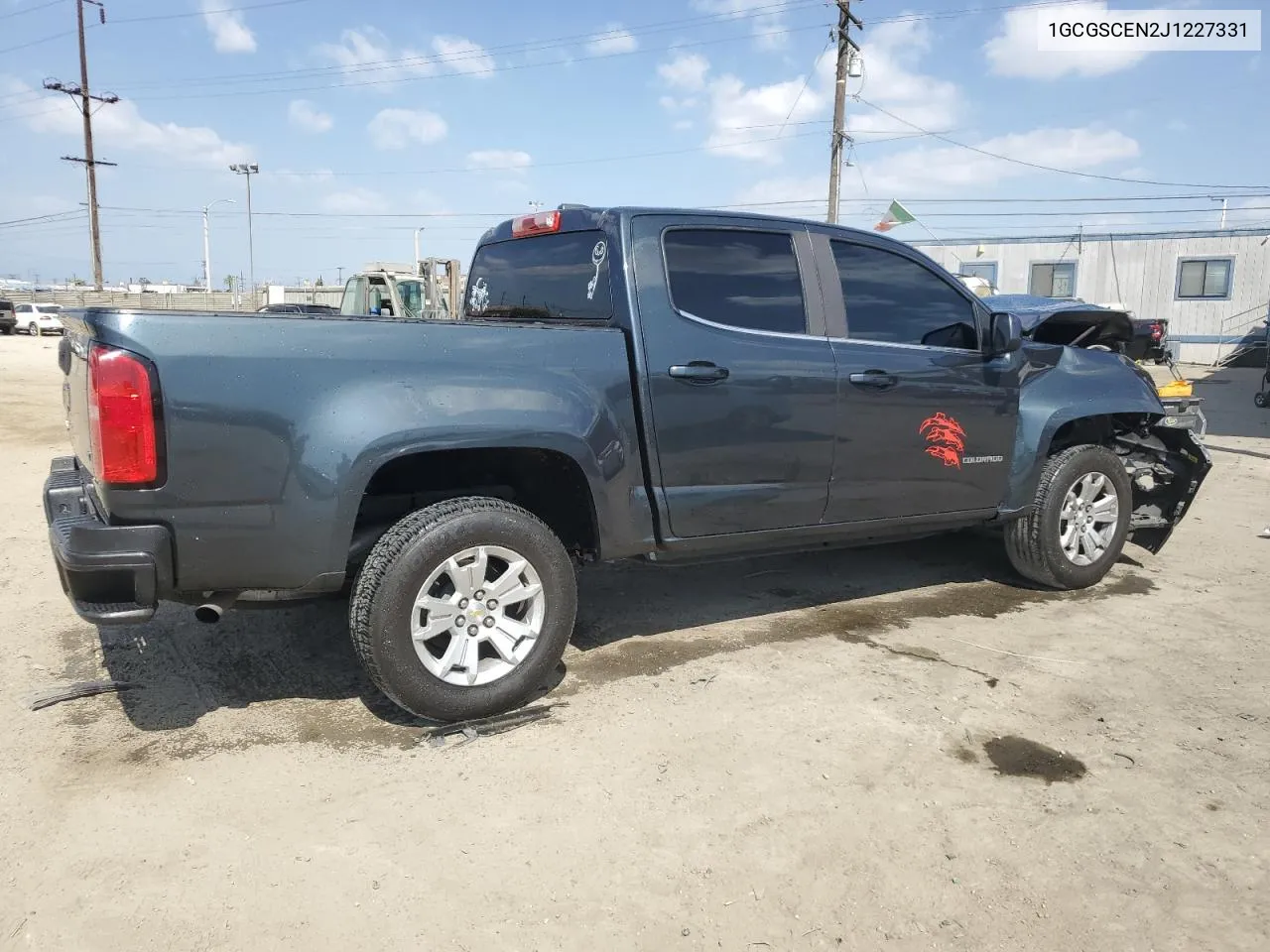 1GCGSCEN2J1227331 2018 Chevrolet Colorado Lt