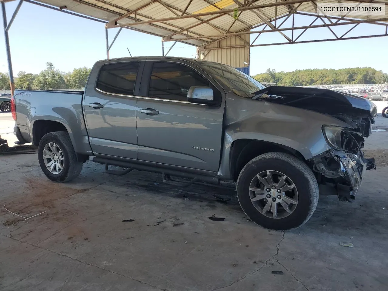 2018 Chevrolet Colorado Lt VIN: 1GCGTCEN3J1106594 Lot: 72204564