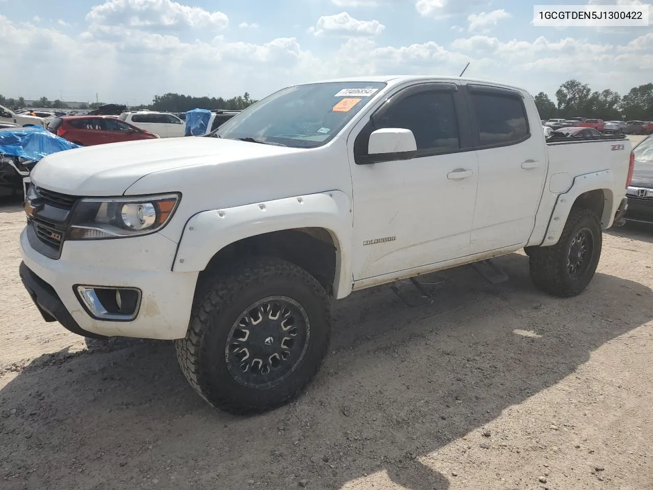 2018 Chevrolet Colorado Z71 VIN: 1GCGTDEN5J1300422 Lot: 72406854