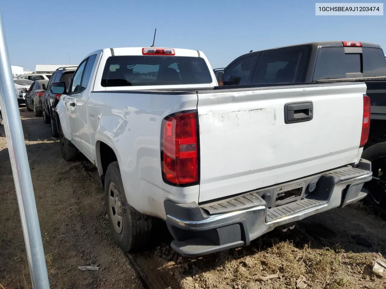 2018 Chevrolet Colorado VIN: 1GCHSBEA9J1203474 Lot: 72546974