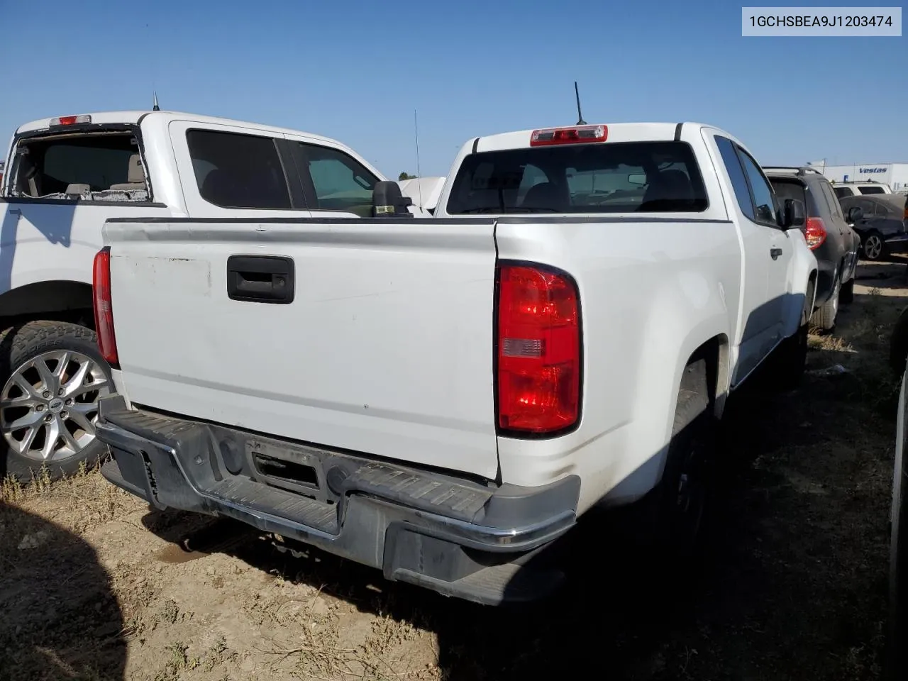 2018 Chevrolet Colorado VIN: 1GCHSBEA9J1203474 Lot: 72546974